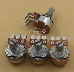 4 Piece 148 Type Bent Foot With Switch Potentiometer B10K B50K B100K Table Lamp Dimming Switch Speed Control Switch Handle 15MM