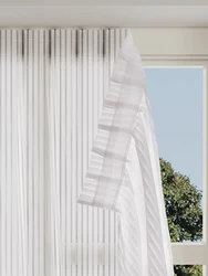 1pc Curtain Divider Screen without Drilling Installation Simple Living Room and Bedroom Bamboo Blinds White Windproof