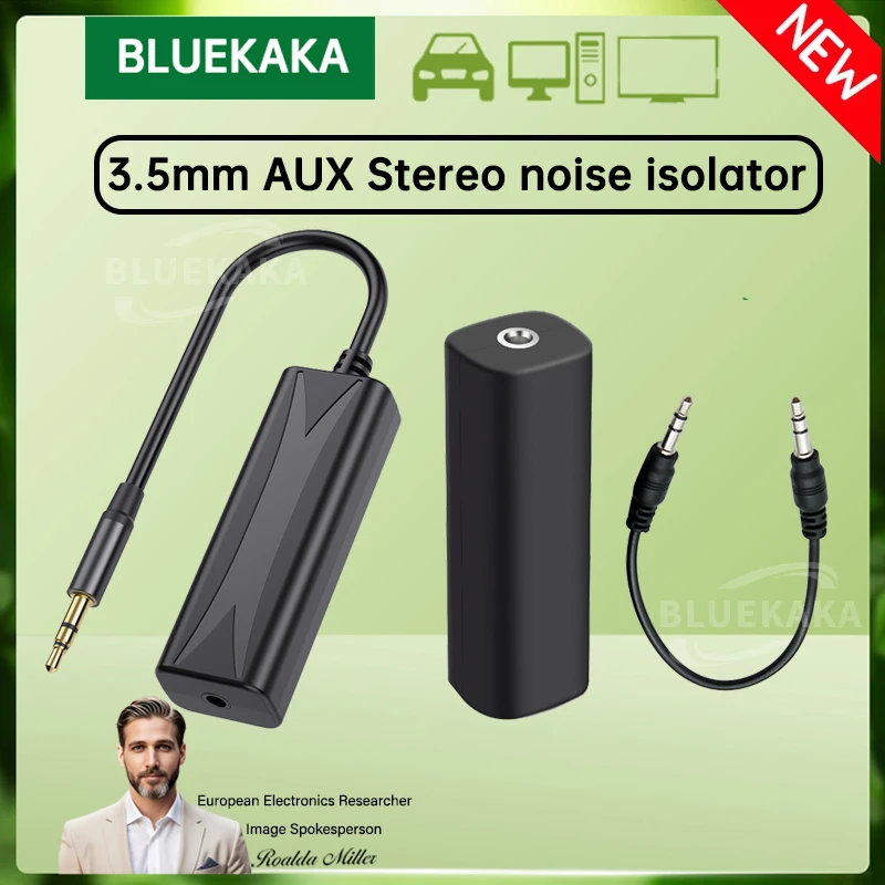 Ground Loop Noise Lsolator 3.5mm Audio Aux Anti-interference Clear Sound Filter Isolator Eliminate Cancelling For Home Portable