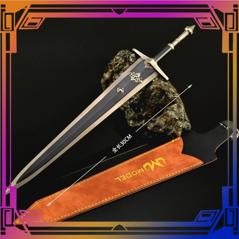

30cm Eldens Lone Prison Sword Game Peripheral Weapon Alloy Model Accessories Pendant Crafts Ornaments Birthday Gifts Toys Boys
