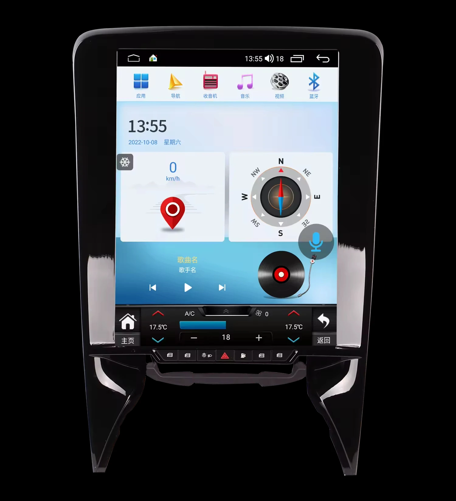 12.1inch Highdefinition Large Screen Intelligent Central Control Suitable for Lamborghini Gallardo