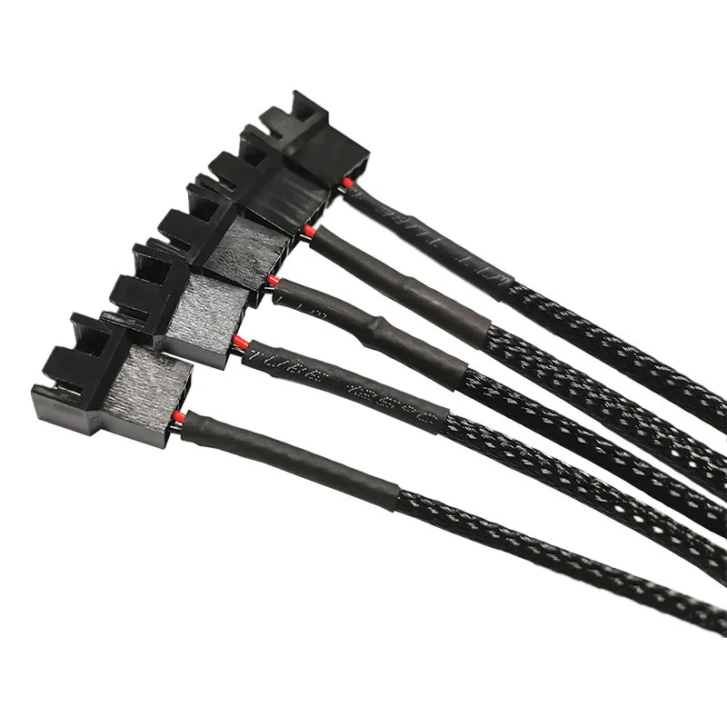 SATA 15 PIN zu 4 PIN PWM Lüfter-Konverter 1 SATA zu Multi 4 Pin Kabel-Splitter Computer CPU PC Gehäuse Kühlungsadapter Verbindungskabel – Detail 4