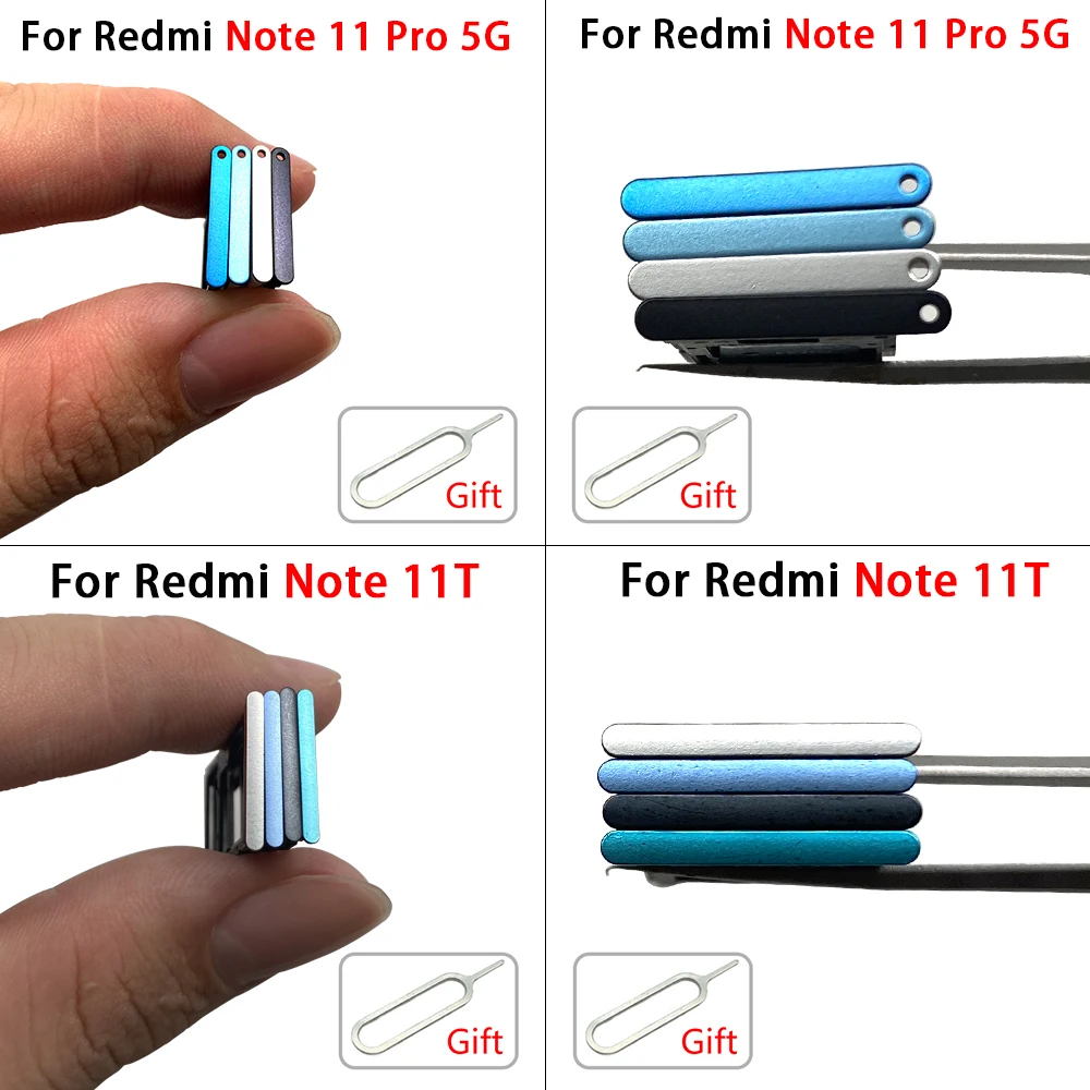 NEW For Xiaomi Redmi Note 11 Pro Plus 5G / Note 11E 11T SIM Card Holder Tray chip slot drawer Holder Adapter Socket