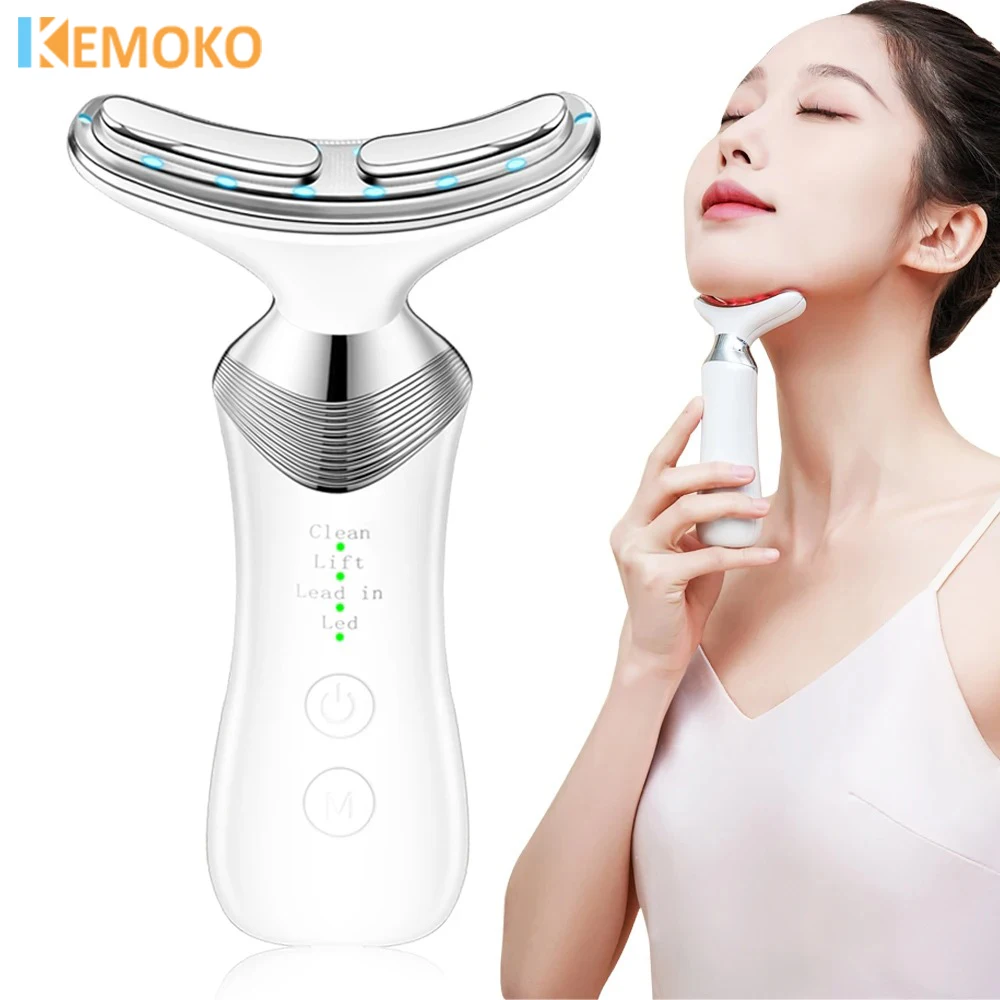 

Face Neck Lifting Beauty Device Anti Wrinkle Facial Massager Skin Rejuvenation Thin Double Chin Vibrator Massage Beauty Care