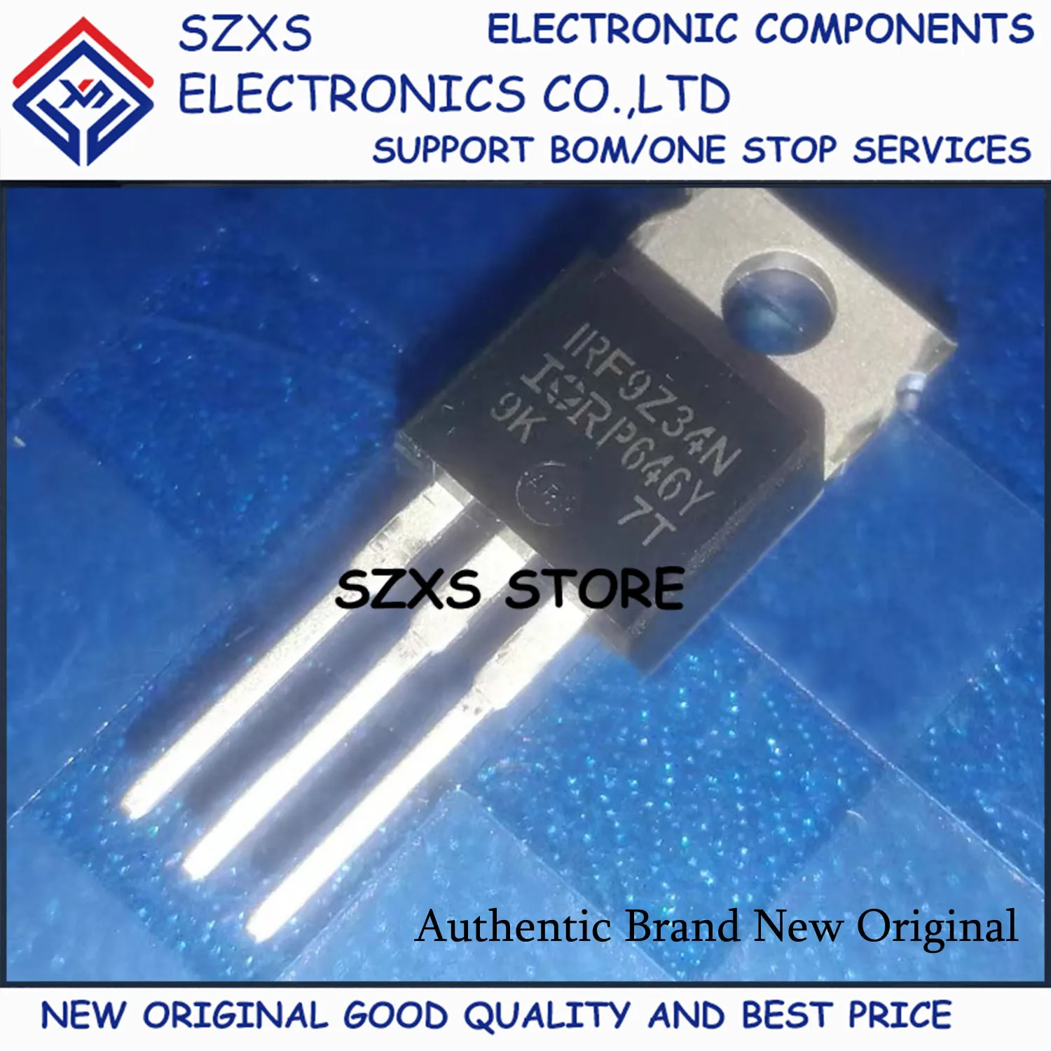 New Original 10Pcs IRF9Z34NPBF IRF9Z34N TO-220 55V 19A MOSFET Field Effect Transistor In Stock Electronic Component Good Quality