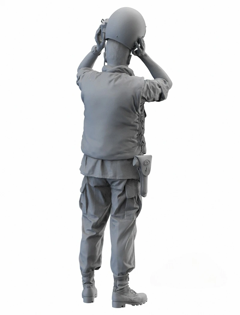 Zestaw modelu figurki z żywicy odlewanej ciśnieniowo w skali 1/16 Armored Personnel Carrier Commander Niezmontowany i niepomalowany