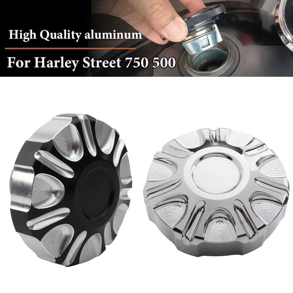 Motorcycle CNC Fuel Gas Tank Vented Oil Cap For Harley Street 750 500 XG750 XG500 2015 2016 2017 2018 2019 2020-UP