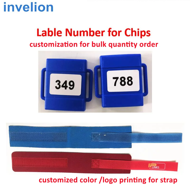 Waterproof ISO 18000 6c RFID Wristband 860-960mhz 1-6m long range reusable PVC Wristband for marathon triathlon