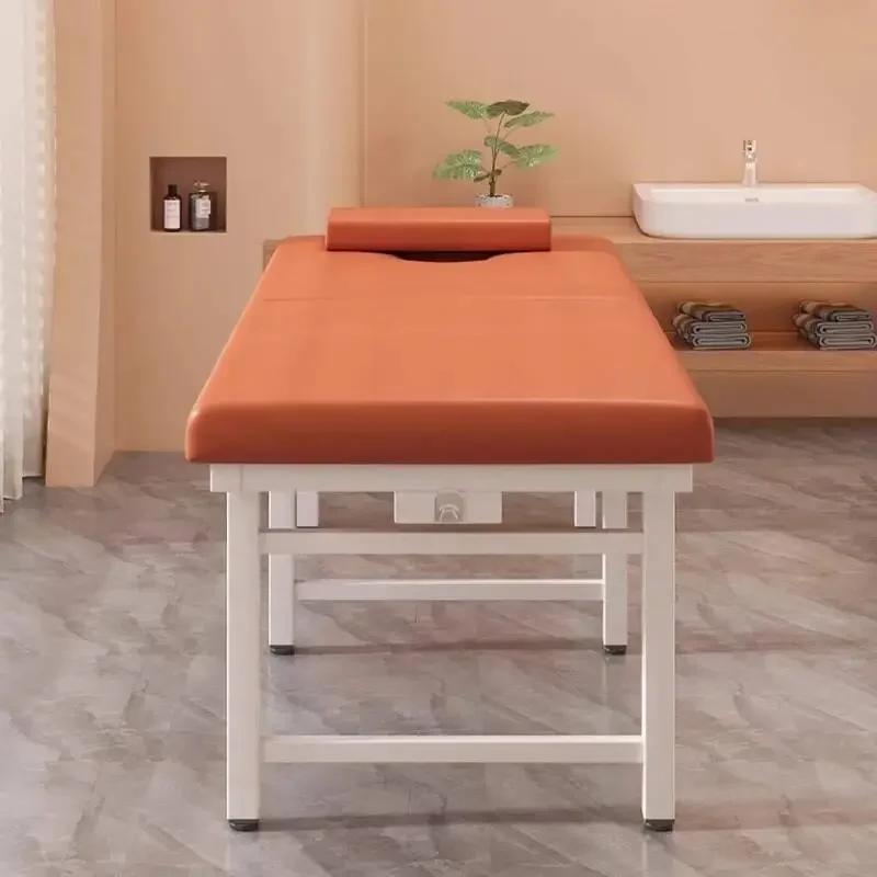Profesional Portable Folding Lightweight Massage Table Elegant Rustic Massage Bed Simple Premium Table Esthéticienne Furniture