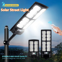 Outdoor Solar Street Light with Remote Control and Motion Sensor Solar Garden Wall Lamp for Patio Road Area Lamp Backyard