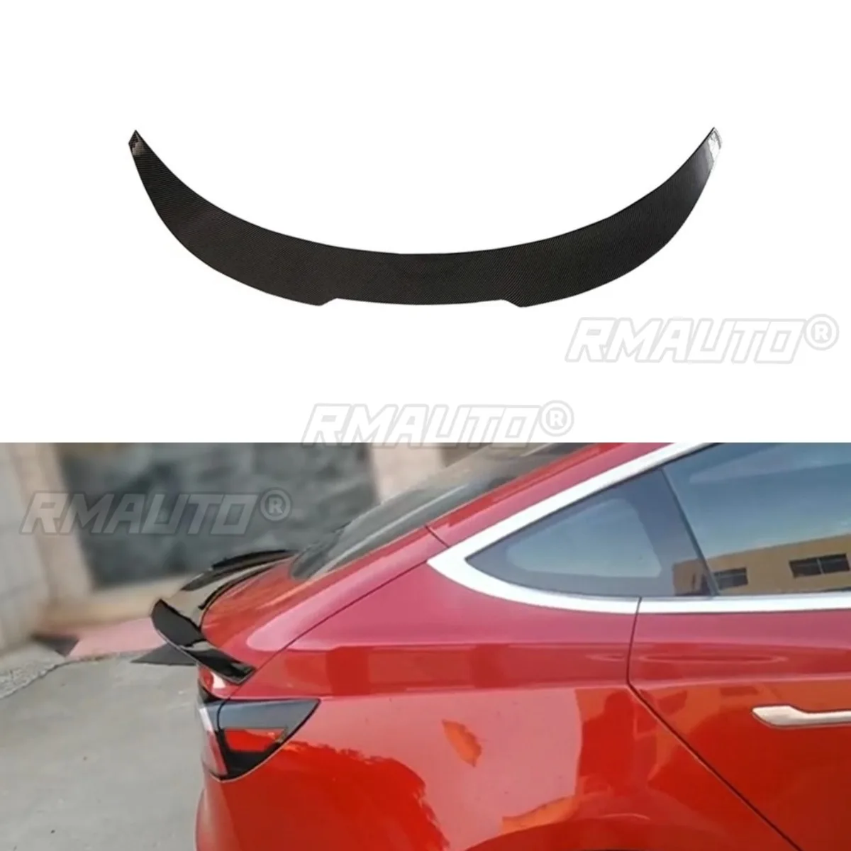 

Задний спойлер автомобиля Tesla Model 3 PSM, спойлер багажника, спойлер на крышу багажника для Tesla Model 3 PSM 2019-2023, внешняя часть