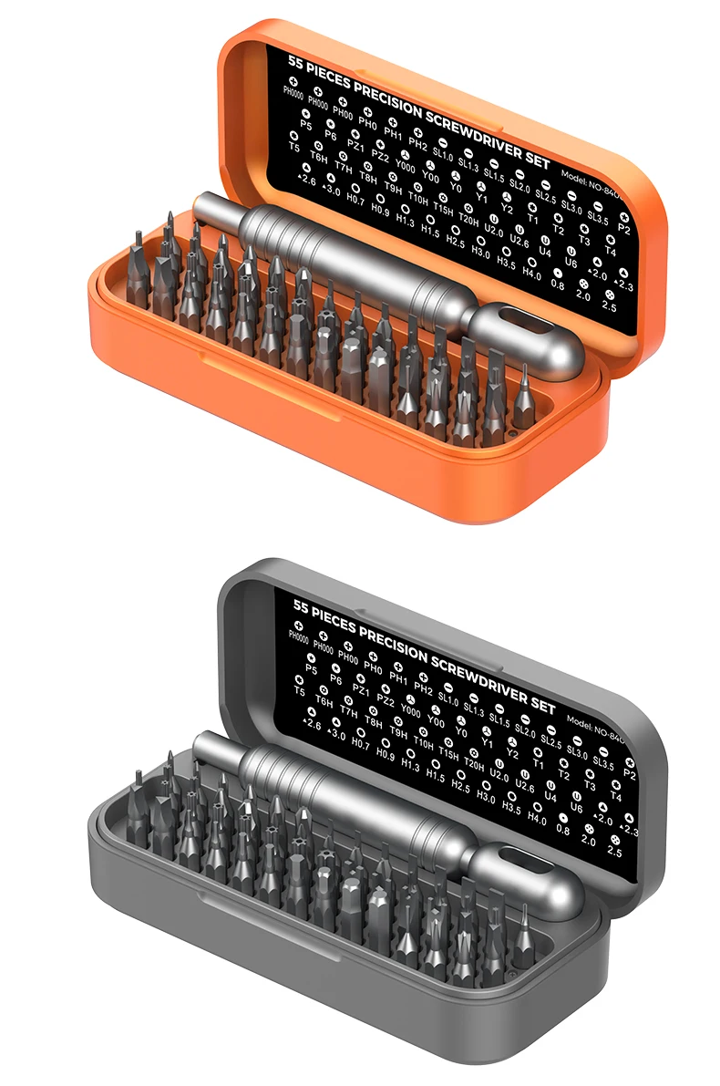 55-in-1 Präzisions-Schraubendreher-Set, Multi-Typ Stern-, Y-, Flach-, Dreieck-Bits, Mini-Reparatur-Werkzeugset für iPhone, Uhr, Kamera, PC, DIY – Detail 11