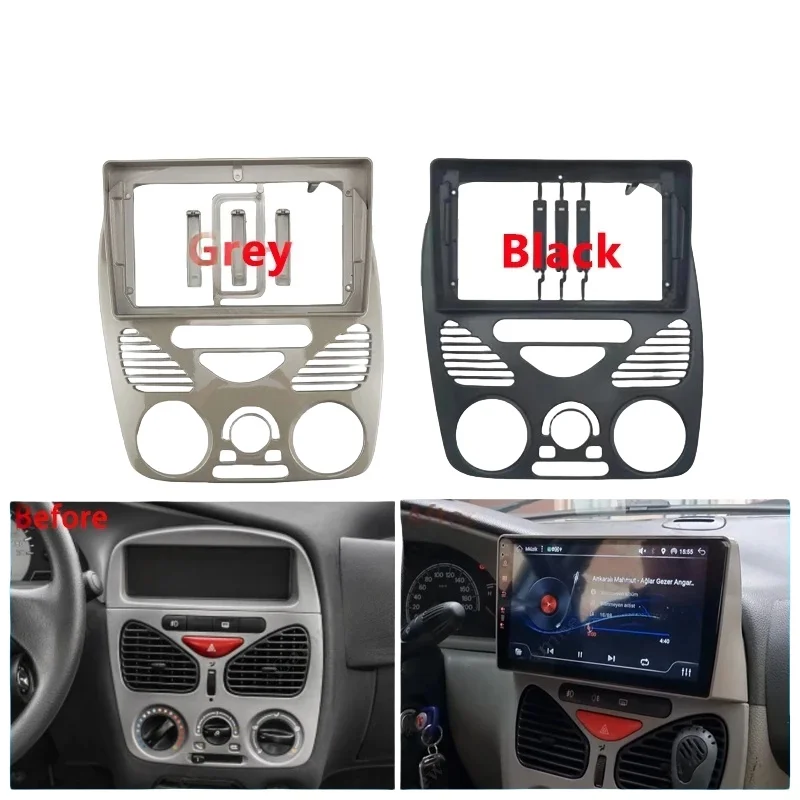 

Комплект панели приборной панели «9» для Fiat Palio/Albea/Siena G2 (1996-2004 гг.) — рамка для установки радио Android»