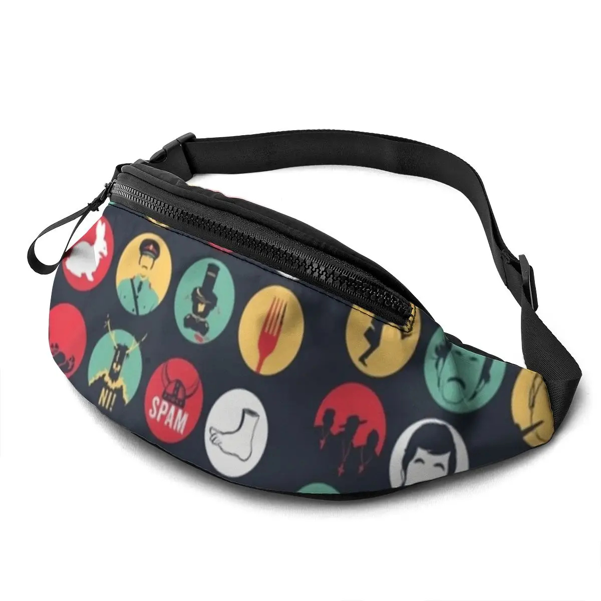 

Monty Python Waist Bag Funny Polyester Waist Pack Running Women Bag