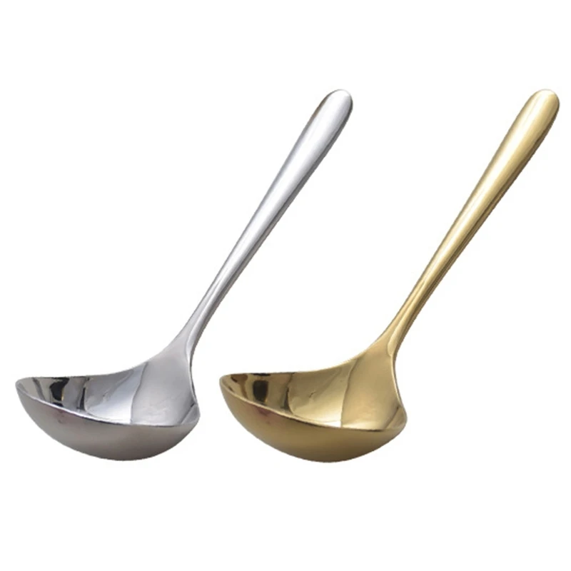 Soup Spoon Family Soup Spoons Kitchen Cooking Spoon 304 Stainless Steel Material Dropshipping
