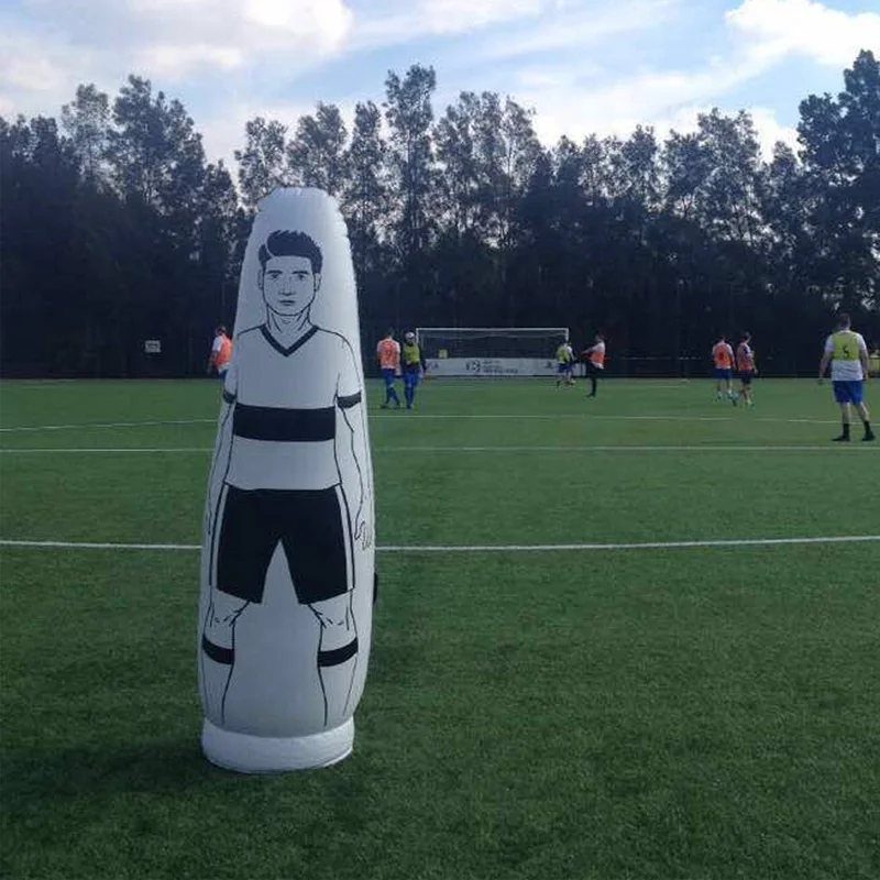 1.75m PVC製インフレータブルサッカートレーニングマネキン/フットボールスポーツキーパーダミー（トレーニング機器用）