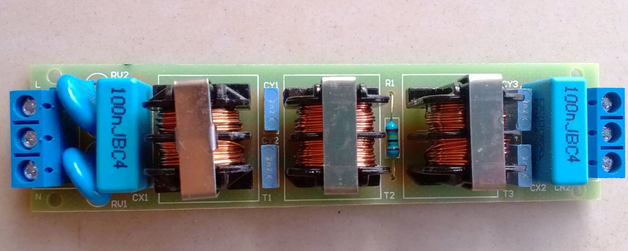 Tertiary EMI Power Filter Board Filter Power Purifier Filter Noise Impurities AC and DC General