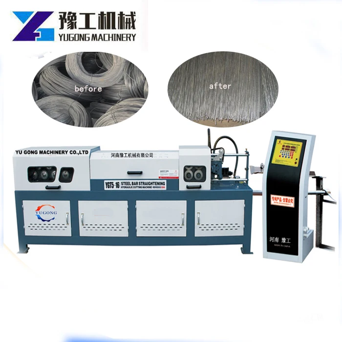 YG High Output Straightened Machine Steel Cut Wire Machinery