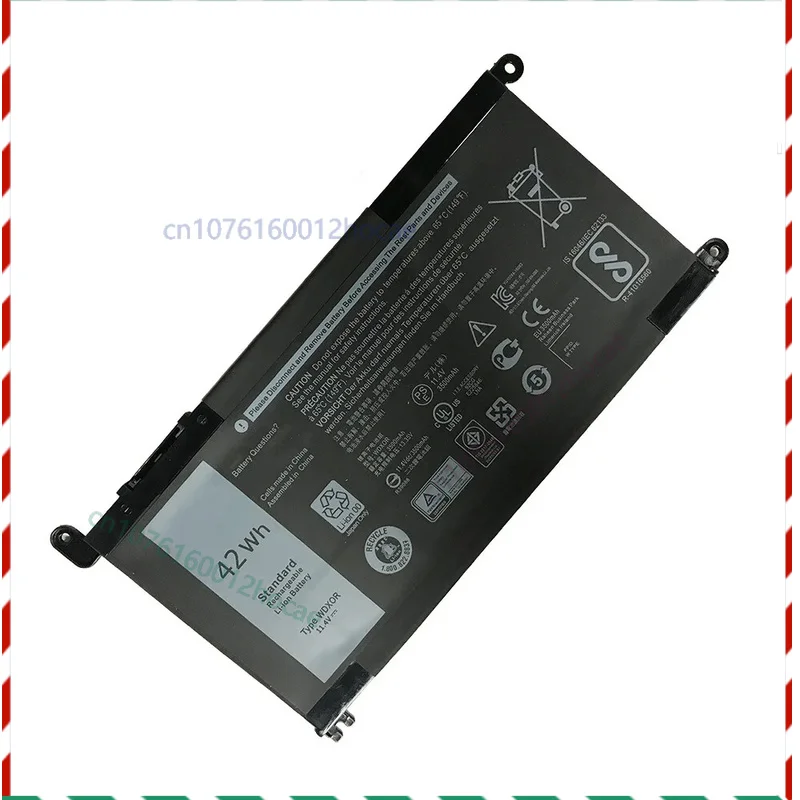 

Laptop battery for DELL WDX0R Y3F7Y Inspiron 14 5493 5682 7460 7472 11.4V 42W