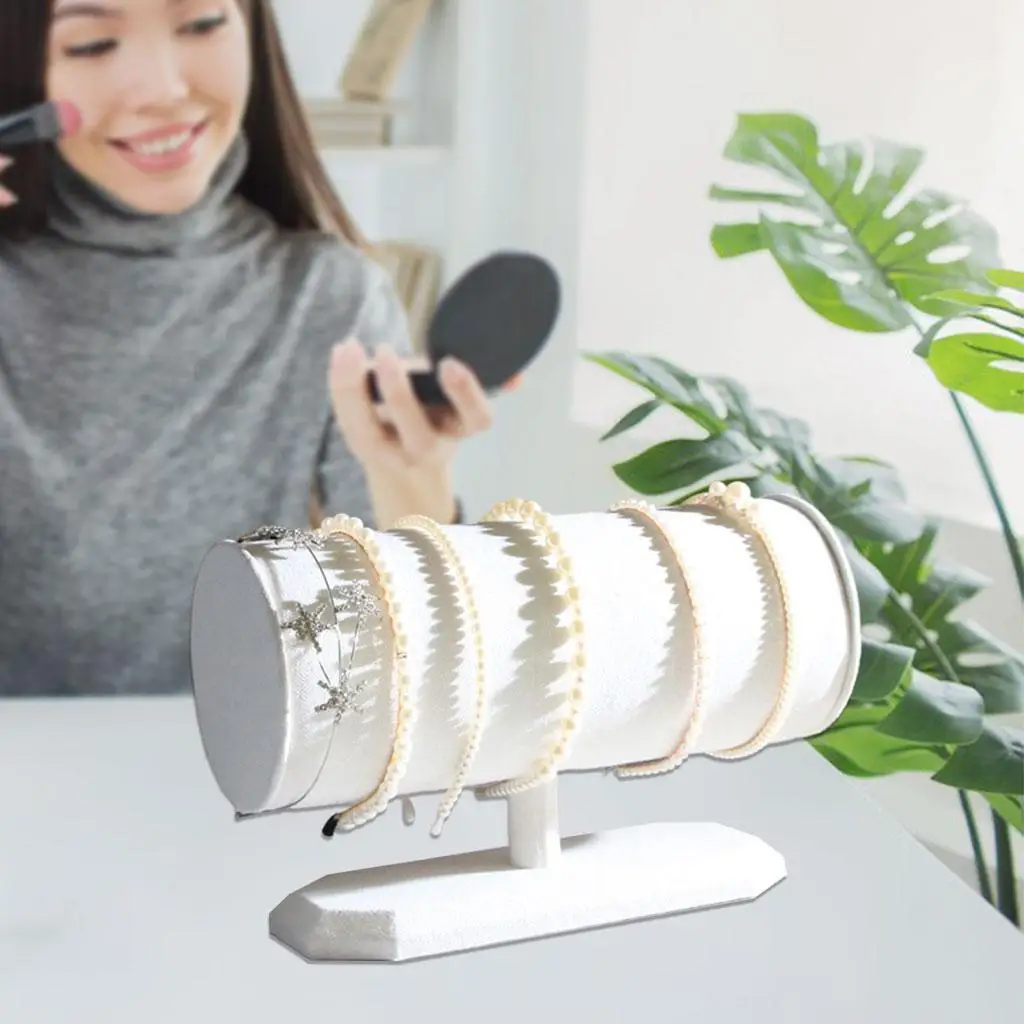 Headband Holder Organizer Jewellery Organizer Hair Hoop Storage Display Stand, Bracelets Hairband Display Holder for Women
