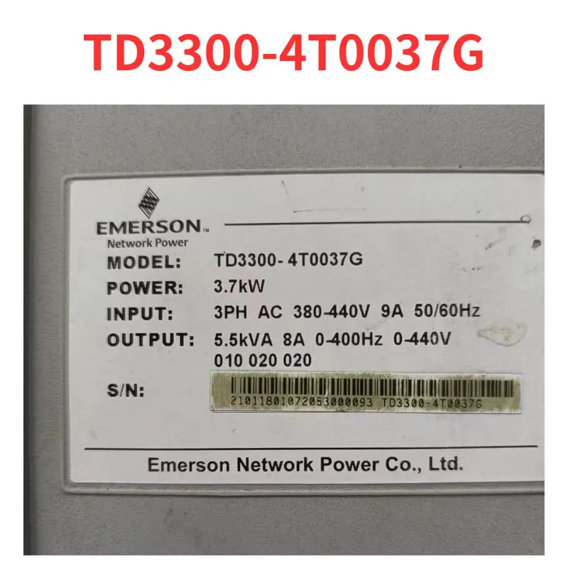 

90% new TD3300-4T0037G frequency converter tested OK
