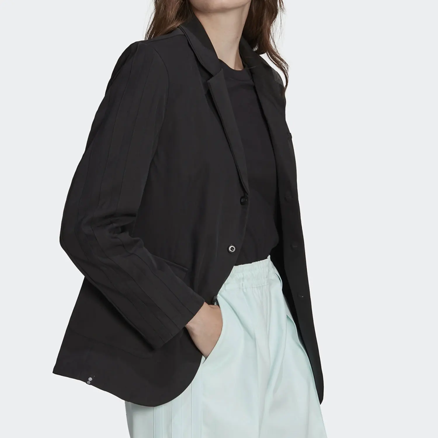 Adidas Official Authentic Three Stripes Autumn Men's and Women's Sportswear Blazer HN3670