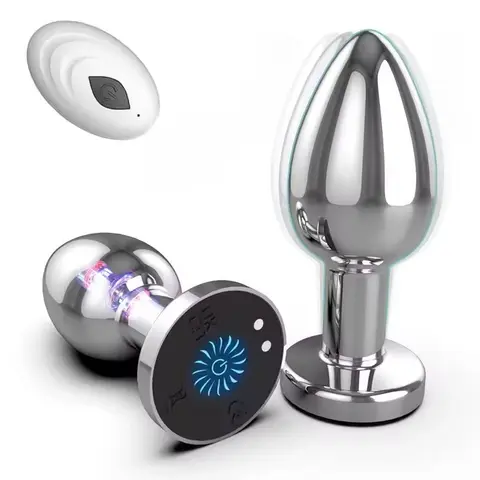 Anal Plug Dildo for Women Bullet Vibrator Sex toys for Men Prostate Massager Remote Control Metal Butt Plugs Adult Supplies 18+