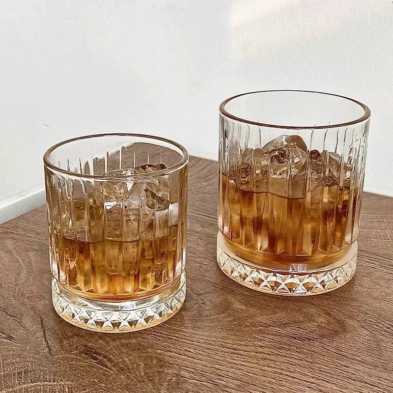 

1PCS Whiskey Glass, Old Fashioned Rocks Glasses Tumblers, Glassware for Cocktail Scotch, Bourbon, Gin, Voldka, Brandy