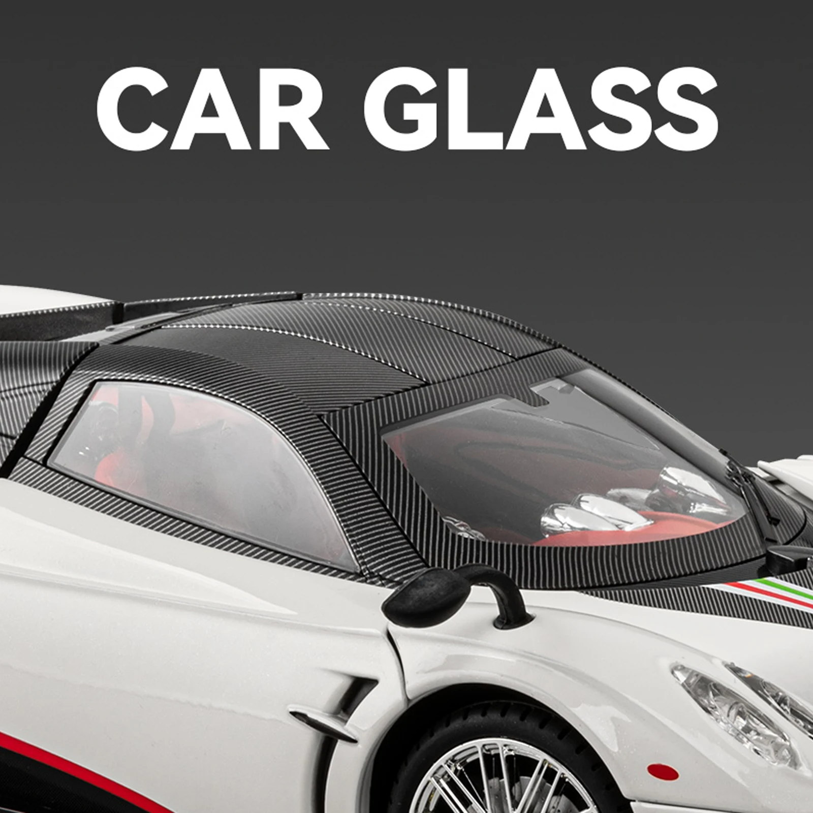 1:18 Pagani Huayra Toy Model Car Auto sportive in lega pressofusa - Ripristino di dettagli ad alta precisione - Regalo di compleanno per ragazzo