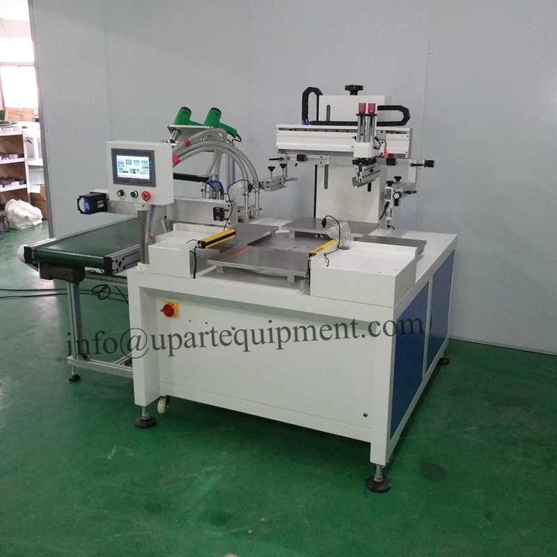 Automatic Screen Printing Machine For Shoes Insoles Flat Conveyor Silk Screen Printing Machine