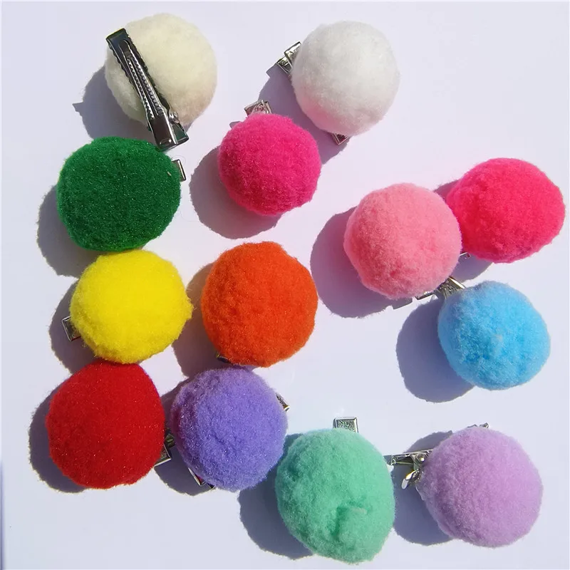 Cute Handmade Puppy Dog Hairpin Pet Dog Hair Accessories Hairball Dog Grooming Bows for Small Dogs Pet Products Christmas