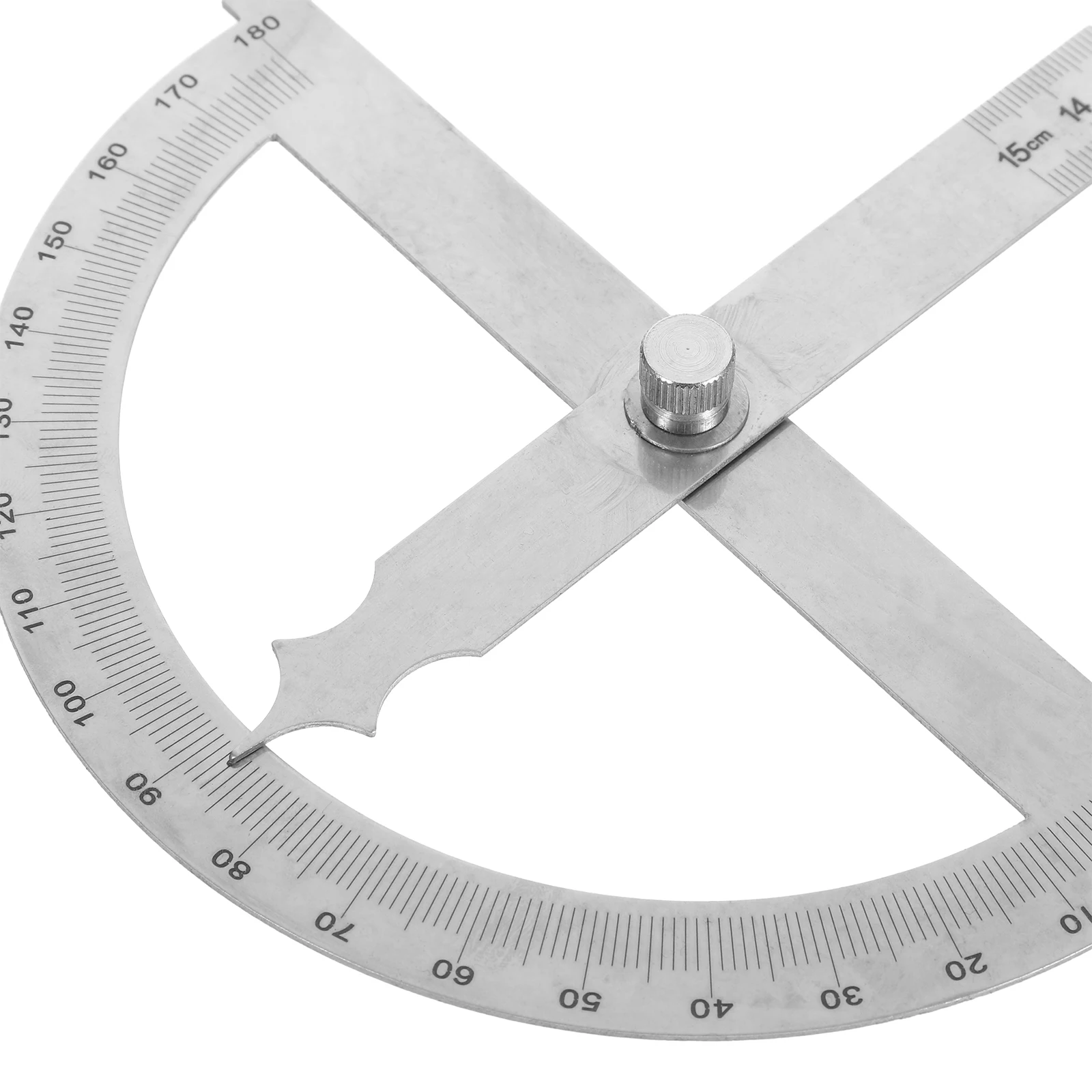 

Stainless Steel Angle Ruler Woodworking Precision Measuring Tool Protractor Edge Metal Carpenter Miter Saw Swing Arm