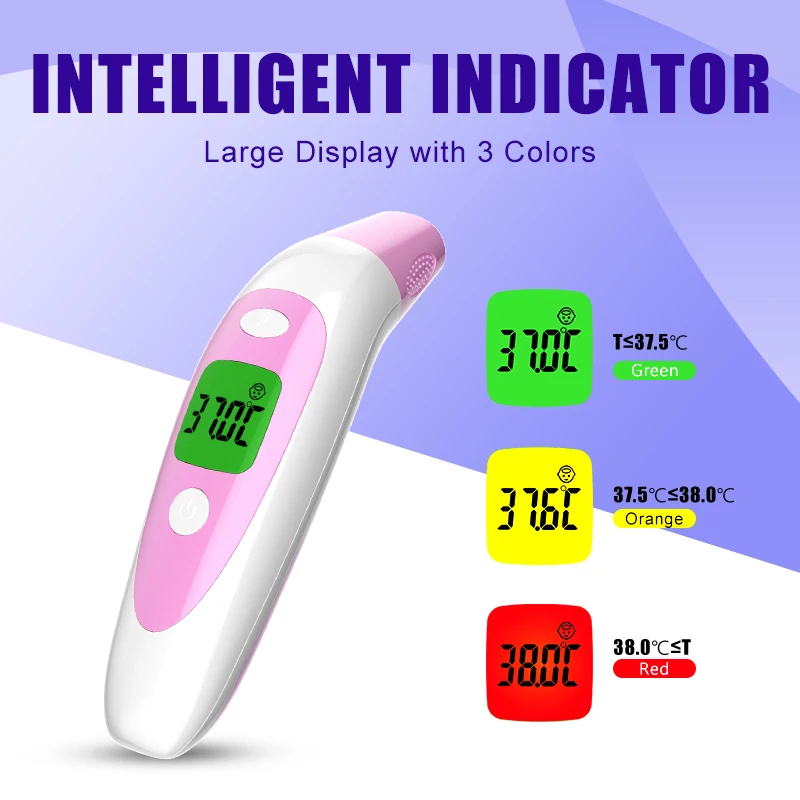 Medical Ear Thermometer Infrared Digital Measure Fever Temperature Adult Child Clinical Non-Contact Front Thermometer Body