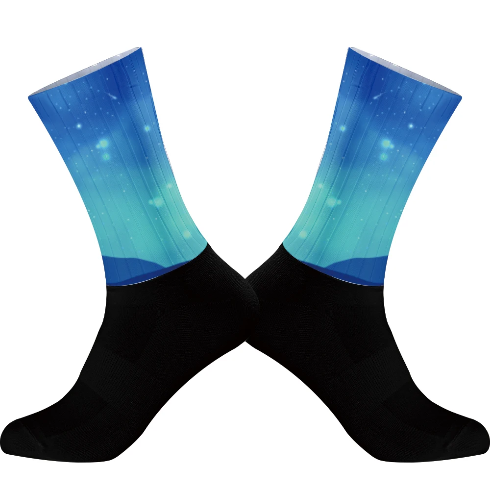 Cycling Socks Fit Professional Cycling Comperssion Sports Socks Healthy Comfortable Improve Muscle Strength 2024 New