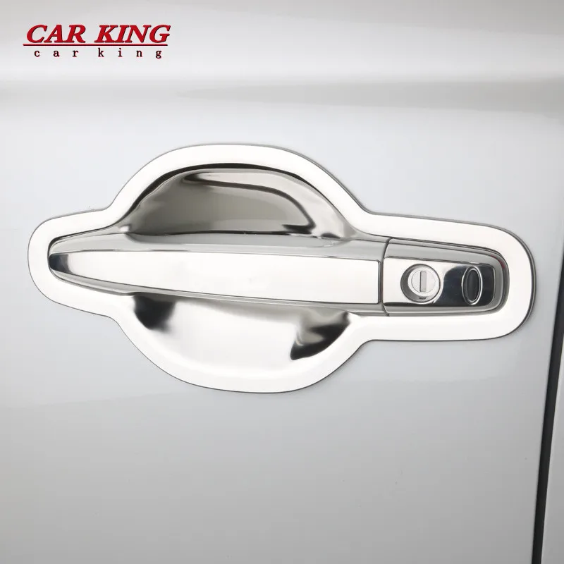 

For Mitsubishi Outlander 2013-2020 Car Molding Accessories Stainless Steel Exterior Door Handle Bowl Holder Cover Frame Trims