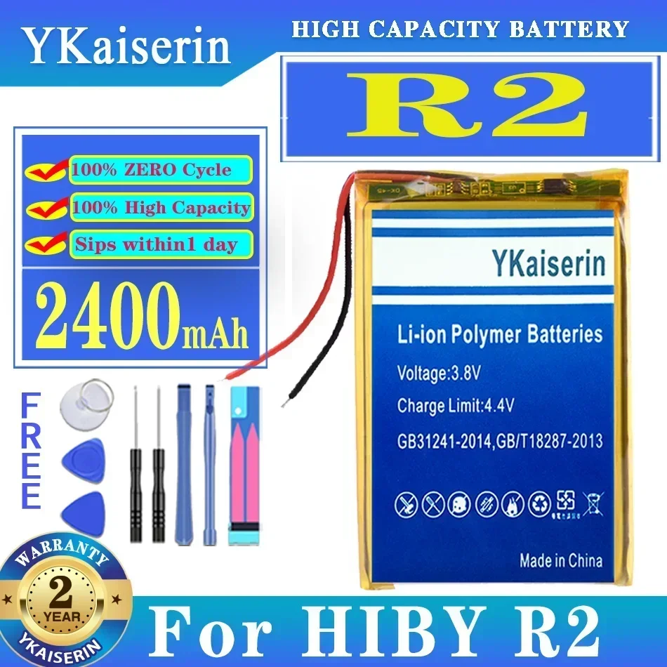 

Сменный аккумулятор YKaiserin R2 R3 R5 R6 Pro R6Pro для цифровых аккумуляторов HIBY R 2 3 5 6 Pro + гарантия кода трека