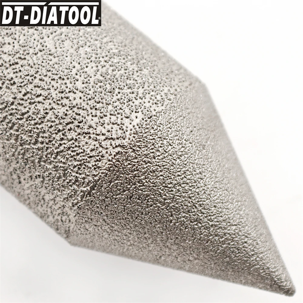 DT-DIATOOL-Diamond Chamfer Bit, Grinding Tile Bevelling Ceramic Marble Porcelain Milling Finger Bit, 20mm, 25mm, 35mm, 50mm, 1Pc