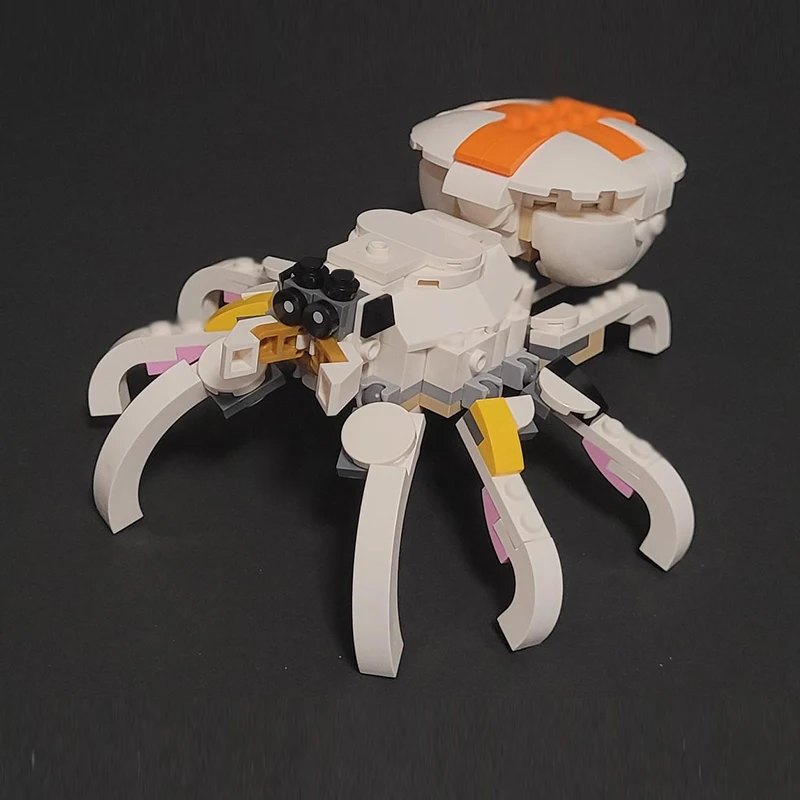 Creators Tier Serie Modell MOC Baustein Kreuz Spinne Modulare Technologie Geschenke Urlaub Montieren Kinder Spielzeug Anzug