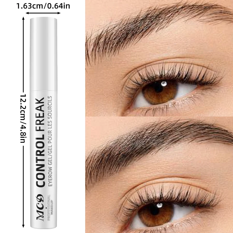Transparente Augenbrauen-Styling-Flüssigkeit, Wimpern- und Augenbrauen-Styling-Seife, Augen-Freeze-Wachs-Seifengel, Make-up für Natürliche Augenbrauen-Mascara