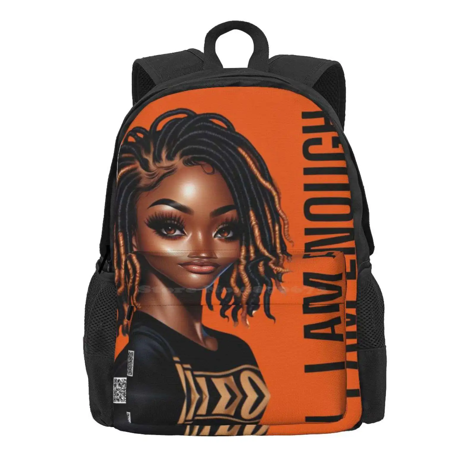 I Am Enough Collection Hot Sale Schoolbag Backpack Fashion Bags I Am Enough Locs Black Girl Magic Goody Girls For Her Loc Girls