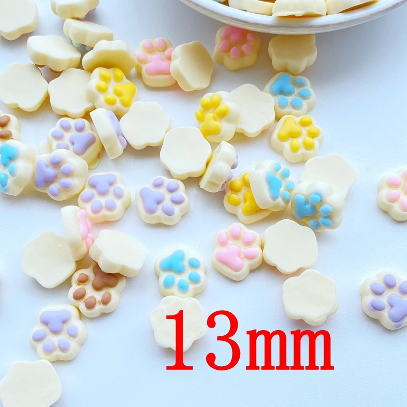 20Pcs New Kawaii Cute Feet Flat Back Acrylic Cabochons Scrapbooking DIY Jewelry Craft Decoration Accessorie