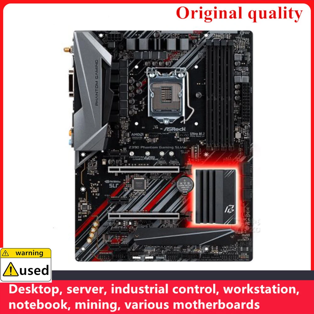 Used For ASROCK Z390 Phantom Gaming SLI/ac Motherboards LGA 1151 DDR4 64GB ATX For Intel Z390 Desktop Mainboard