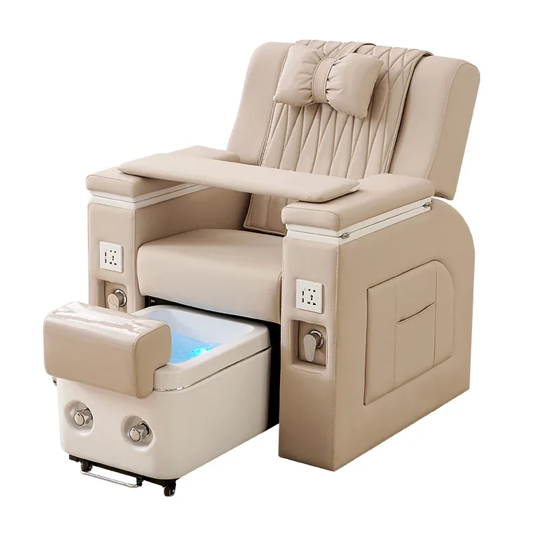 

Manicure and eyelash sofa Multifunctional pedicure and foot bath Sofa chair Manicure and foot wash sofa Electric massage rec