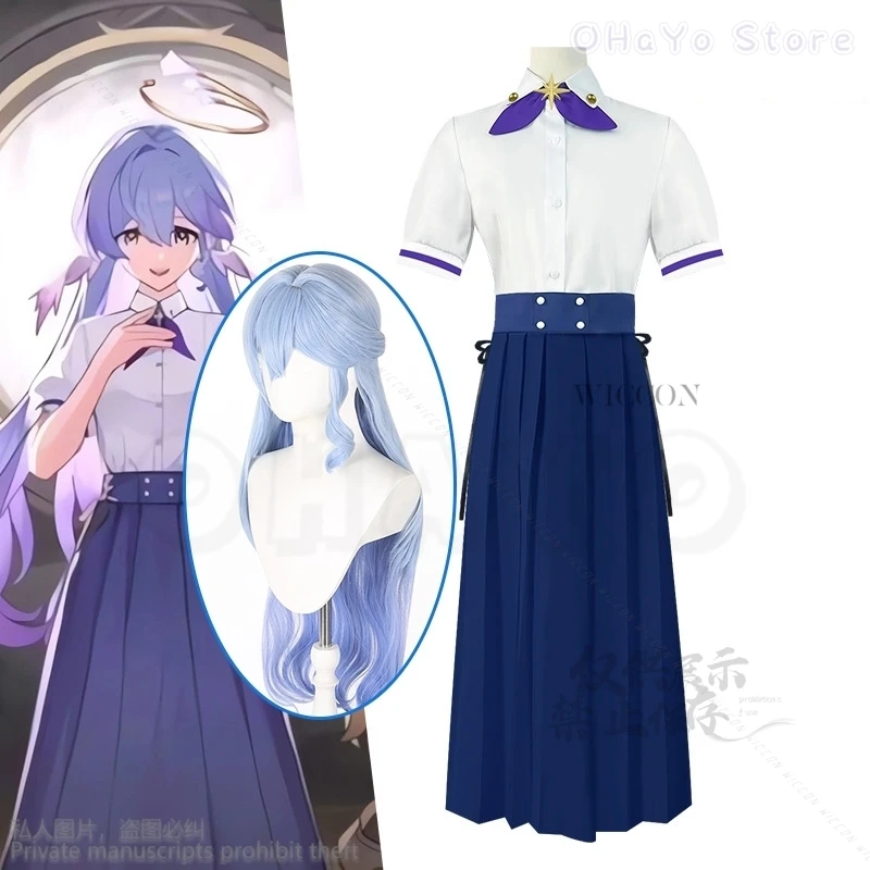 

Robin Cosplay Costume Dress Daily Suit Honkai Star Rail School Uniform JK Roleplay Singer Sunday Halloween Party For Women Props