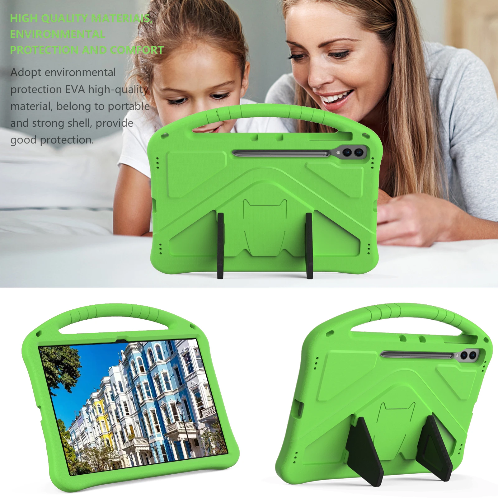 Fundas For Samsung Galaxy Tab S10 S9 Ultra 14.6inch Tablet Case SM-X910B SM-X916B SM-X918U S8ultra Kids Safe Shockproof  Cover