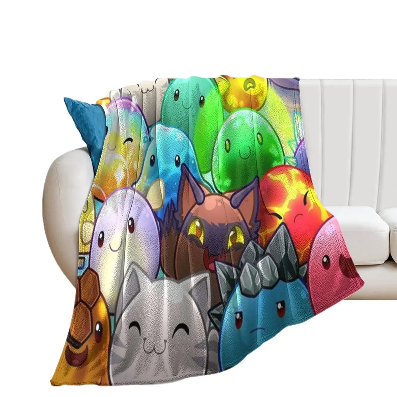 Slime rancher Throw Blanket Quilt Thermal For Decorative Sofa Blankets