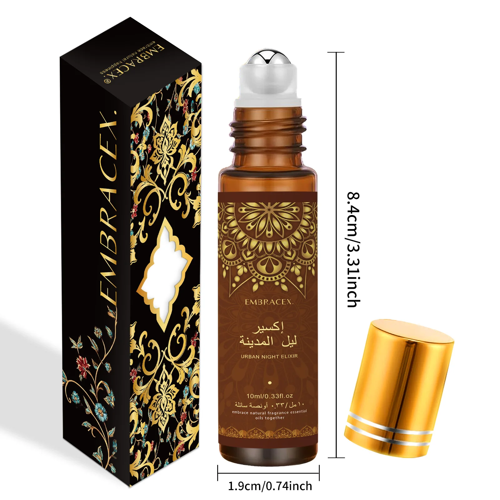 10ml Urban Night Elixir Roller Fragrance Oils إكسير ليل المدينة Eid Al-Adha Long Lasting Scent Gift