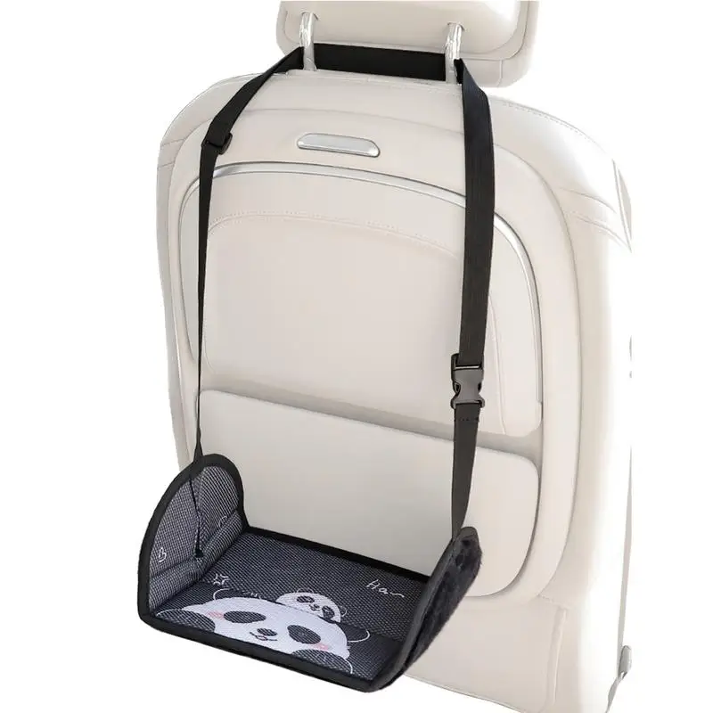 

Adjustable Car Travel Rest Foot Pad Portable Cartoon Panda Foot Hammock Long Flight Office Footrests Hanging Footrest Pad