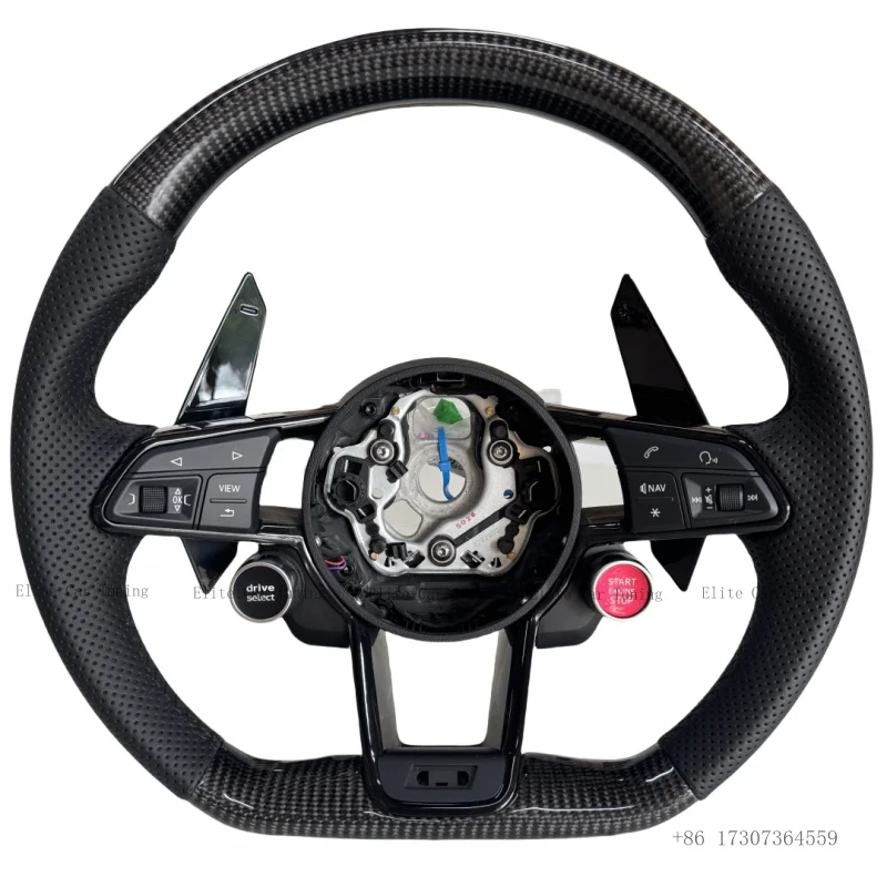 Best Customized for AUDI A6L A7 A8L C7 C8 Upgrade to R8/TTRS Carbon Fiber Custom Steering Wheels