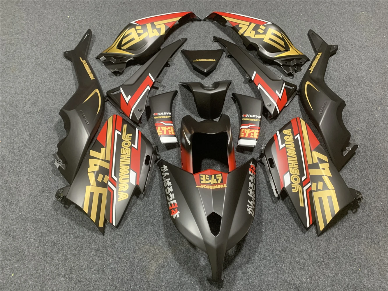 รถจักรยานยนต์ Fairing สําหรับ TMAX530 2012 2013 2014 TMAX530 12 13 14 Body SHELL สีดํา